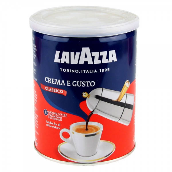 

Кофе молотый Lavazza crema e gusto 250гр ж/б