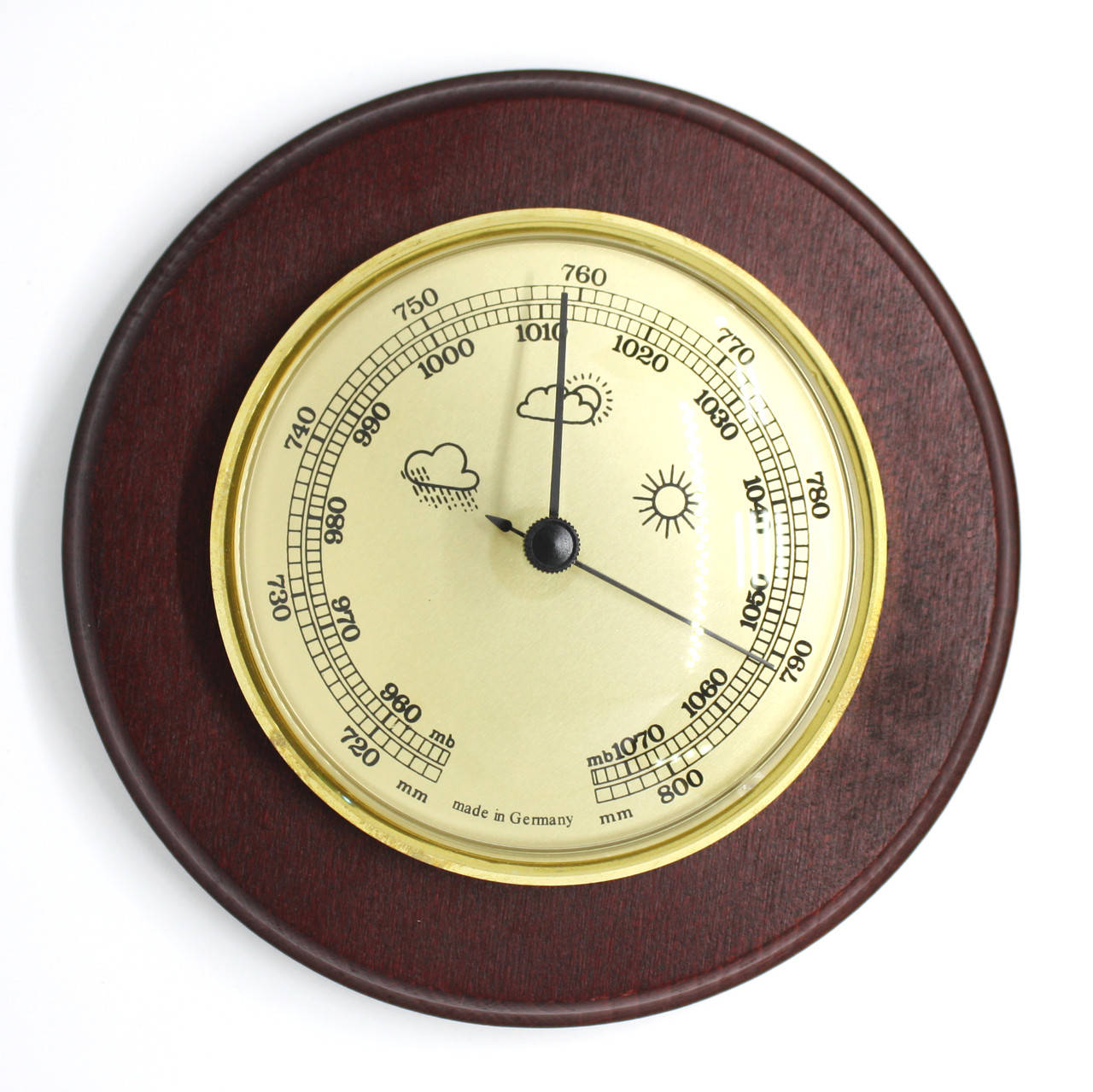 

Барометр настенный для дома Moller из натурального дерева 201232, красное дерево
