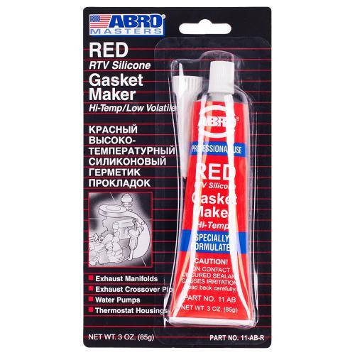 

ABRO Автомобильный Герметик прокладки красный RED (85гр) original
