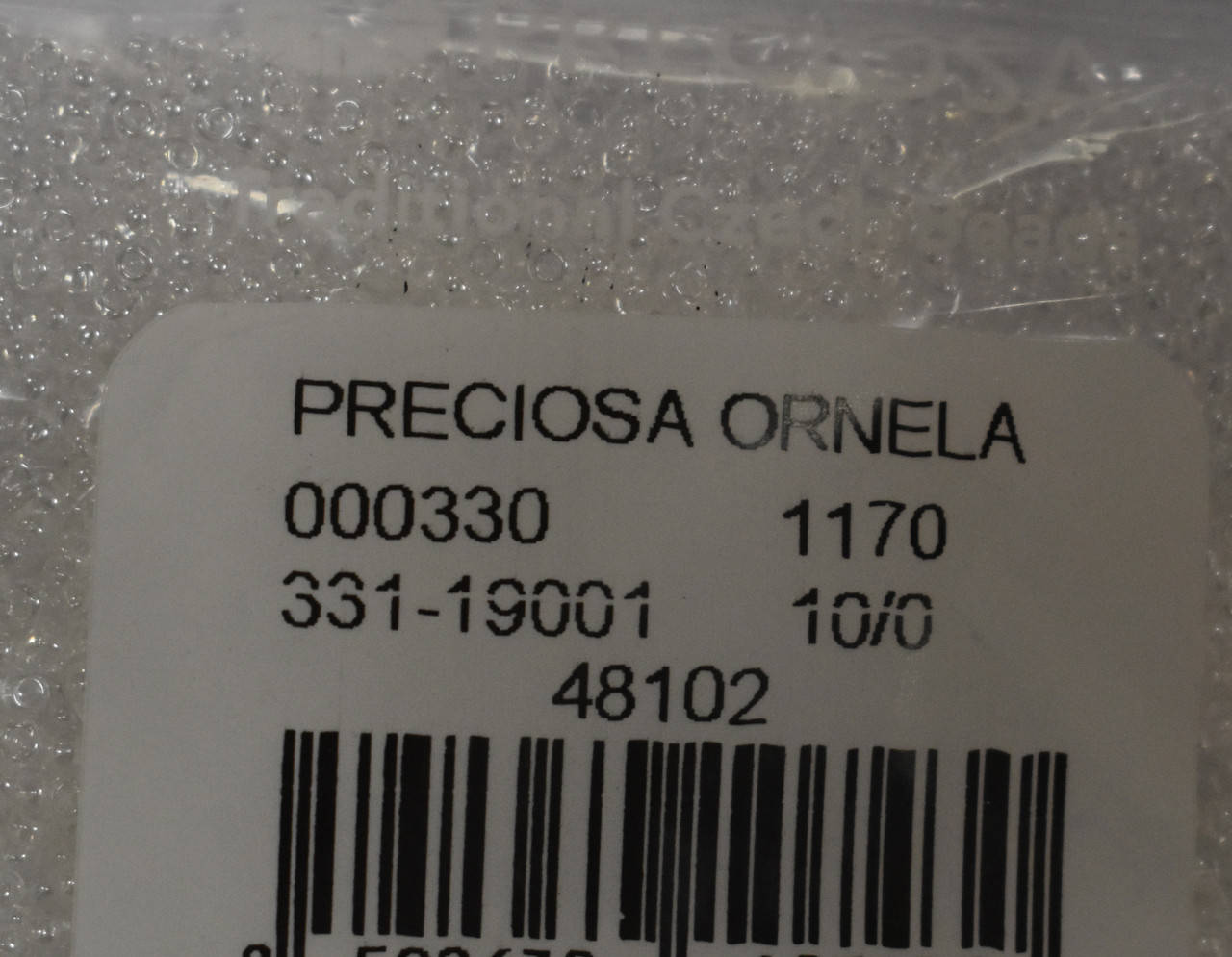 

Бисер Preciosa 10/0 цвет 48102 белый 10г