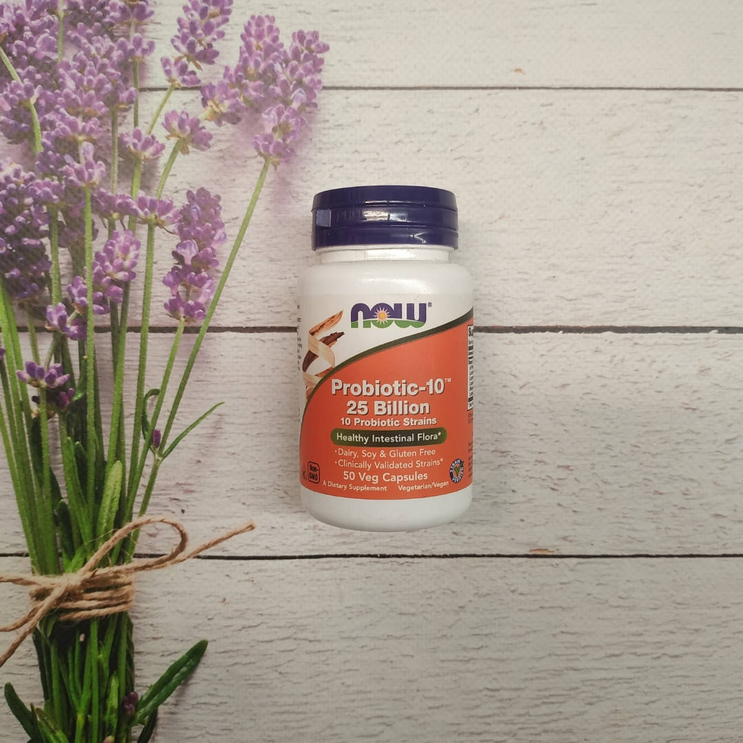 

Now Foods Probiotic-10 25 billion 50 veg caps, Нау пробиотик 10 50 веган капс probiotics