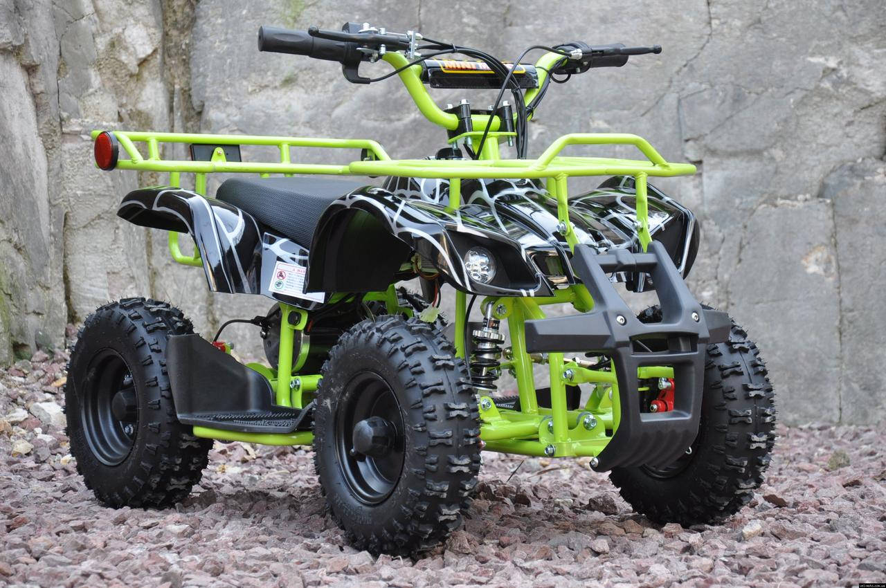 

Детский электроквадроцикл Crosser Spider eatv 90505 1000W/36V, Салатовый