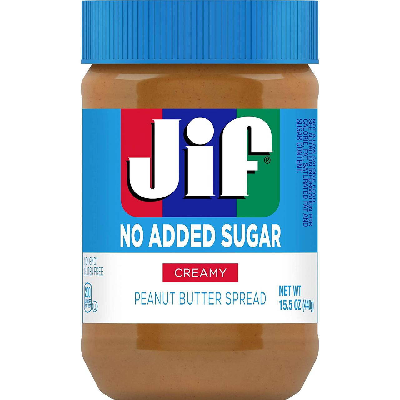 

Арахисовая паста Jif No Added Sugar Creamy Peanut Butter Spread 440g