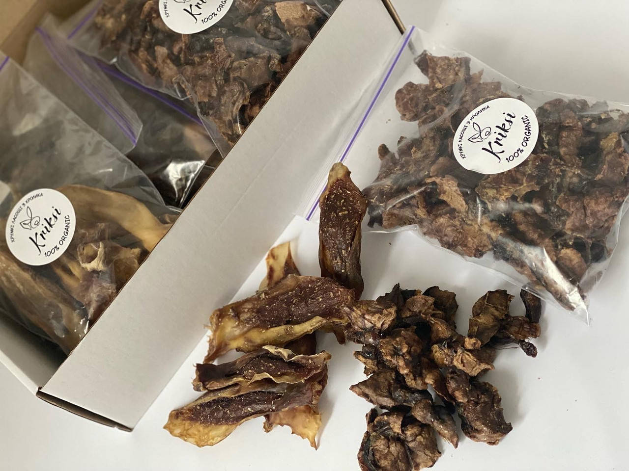 

Лакомства для собак с кролика бокс Гурман