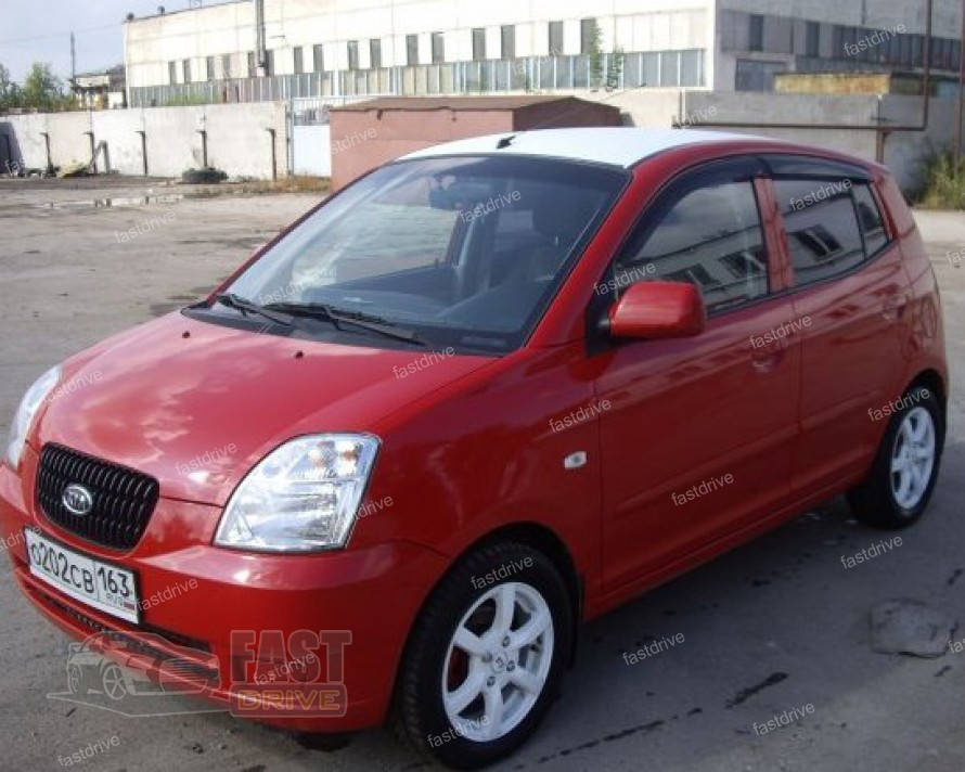 

ДЕФЛЕКТОРЫ ОКОН, ВЕТРОВИКИ KIA PICANTO 2003-2005; 2006- COBRA