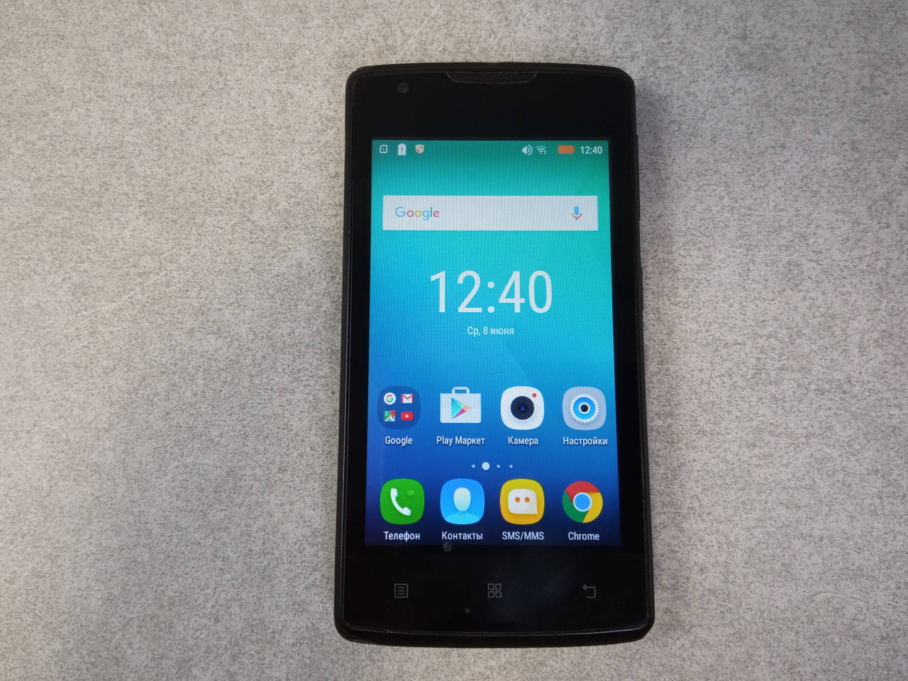 

Мобильный телефон смартфон Б/У Lenovo A1000, Black