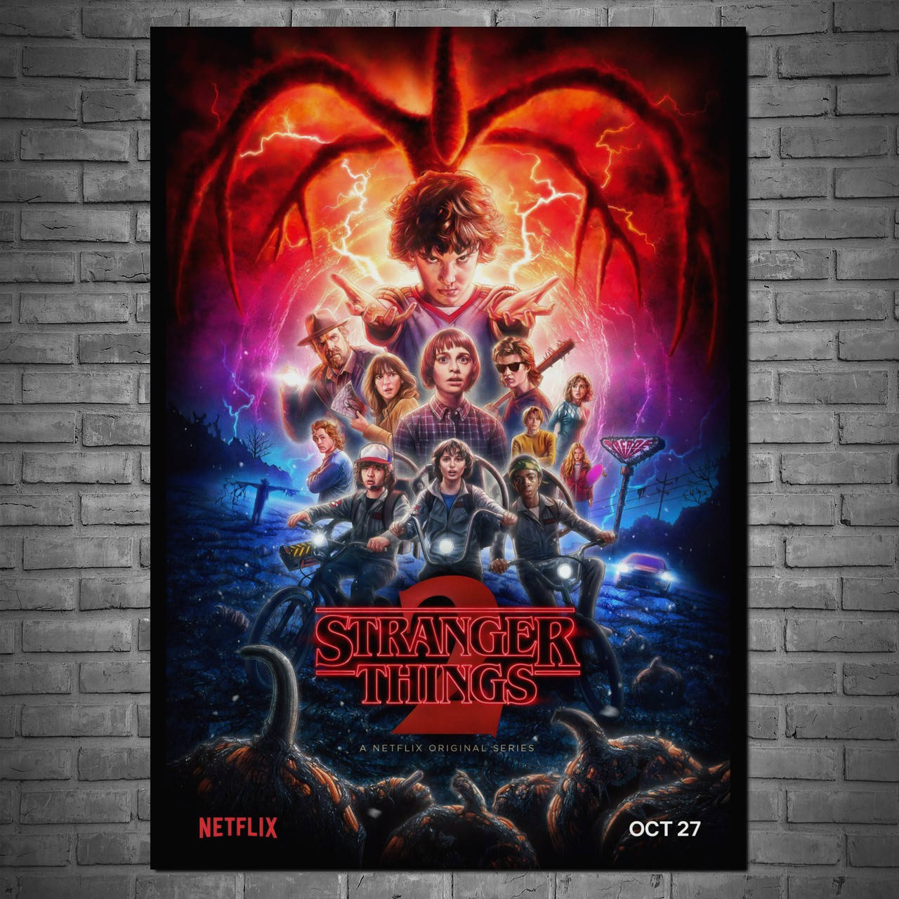 

Плакат "Очень Странные Дела, Stranger Things" (артикул 1194) 60, Матовая, 43