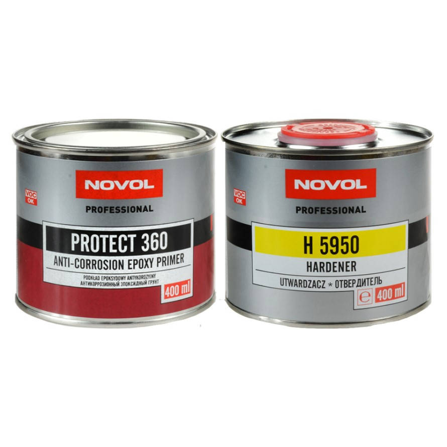 

Грунт эпоксидный антикоррозийный Novol PROTECT 360 1+1 0.4л с отвердителем 0.4л