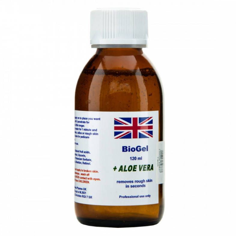 

Кислотний пілінг для педикюру BioGel з Aloe Vera (120 мл)