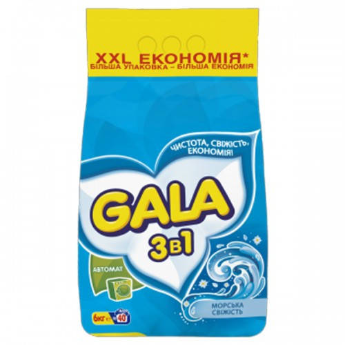 

Стиральный порошок Gala Автомат 6 кг.