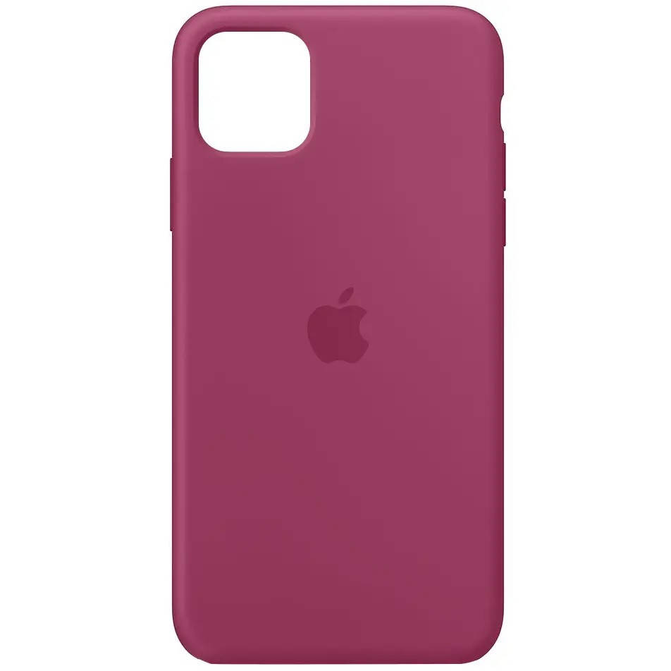 

Чехол силиконовый с закрытым низом для Apple iPhone 11 Pro, Малиновый