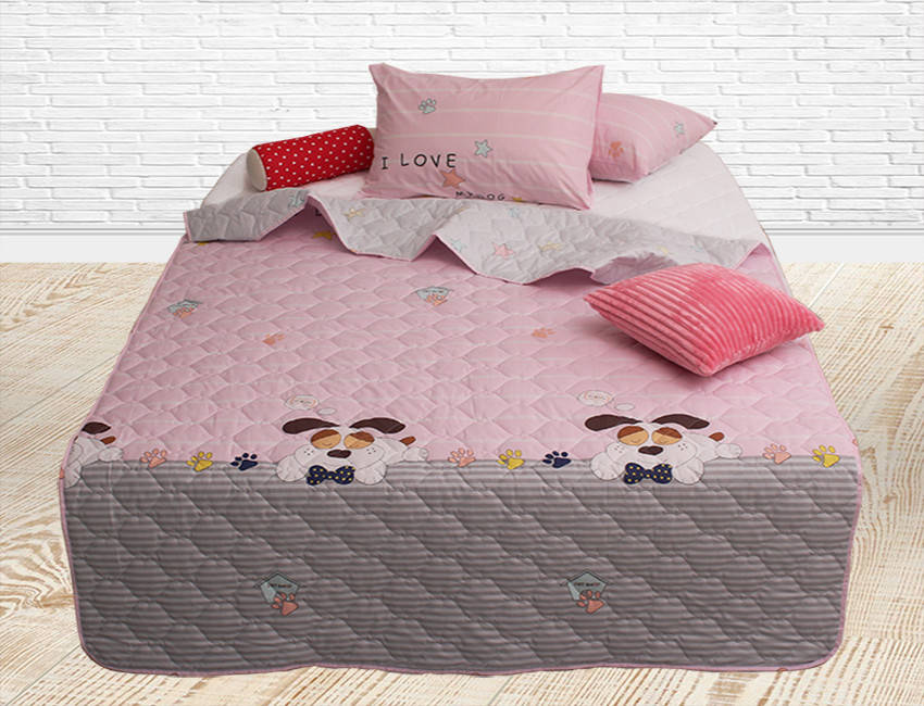 

ТМ TAG Стеганное покрывало R7624 pink