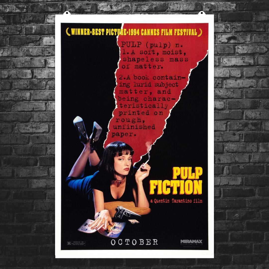 

Постер "Криминальное чтиво". Pulp Fiction. Размер 60x40см (A2). Глянцевая бумага