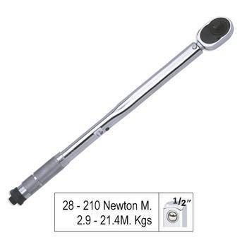 

Динамометрический ключ JBM 1/2" 28-210NM 470мм. (51127)