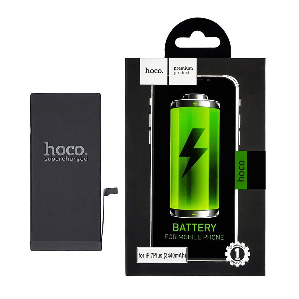 

Аккумулятор (батарея) Hoco для Apple iPhone 7 Plus, усиленный (3440mAh)