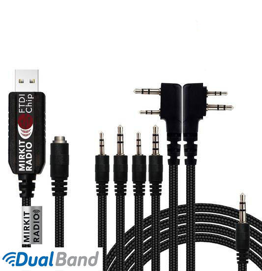 

Кабель USB Mirkit FTDI Model 5 Премиум, Универсальный 6 в 1 для программирования раций