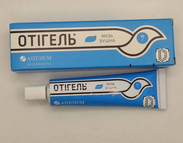 

Отигель (Otigel) Мазь для лечения отита у собак и кошек - 15 г