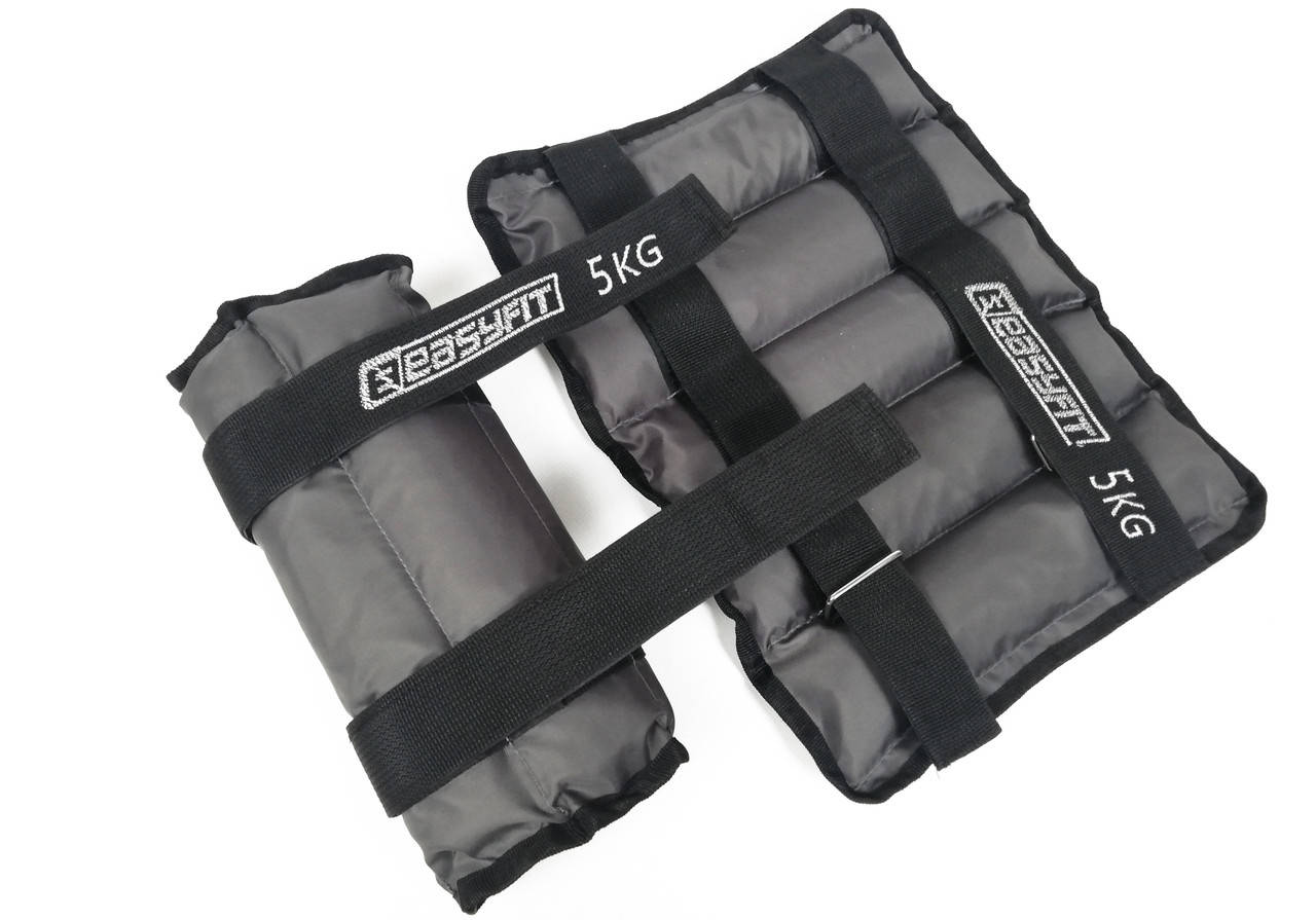 

Утяжелители для фитнеса 5 кг (2шт). Наполнение стальная гранула