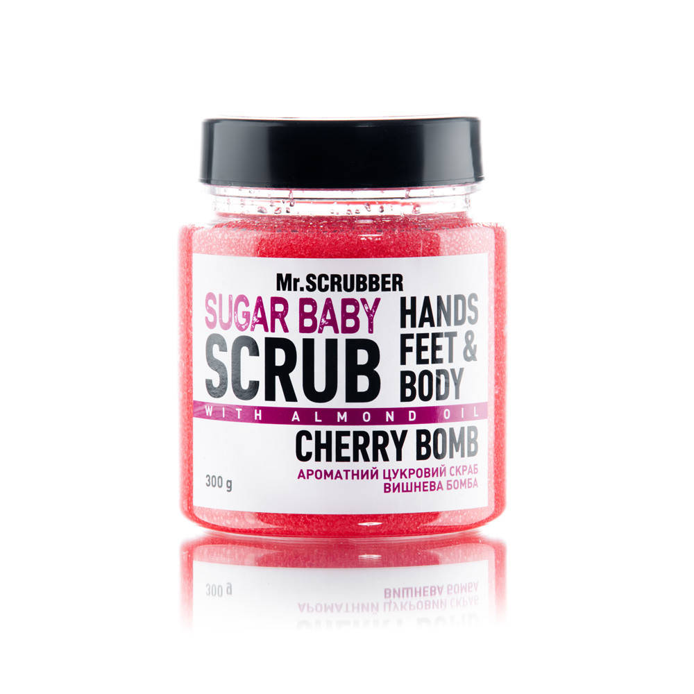 

Цукровий скраб для тіла SUGAR BABY Cherry Bomb TM Mr.SCRUBBER 300g