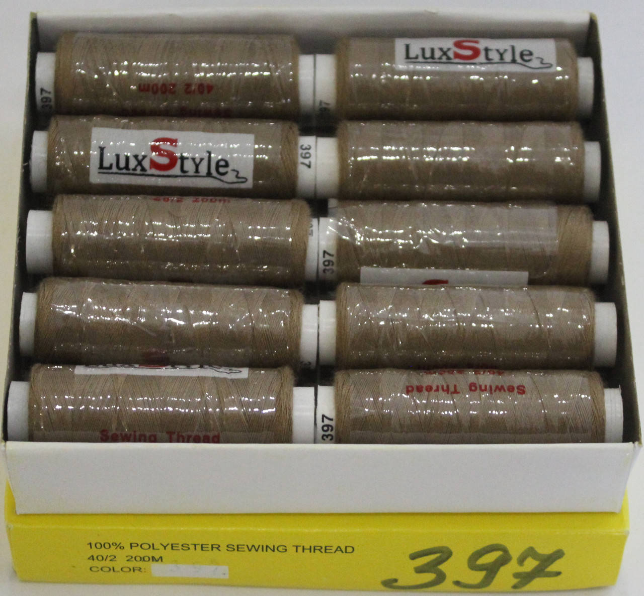 

Нитки швейные LuxStyle 40/2-200м (100% полиэстeр) №397