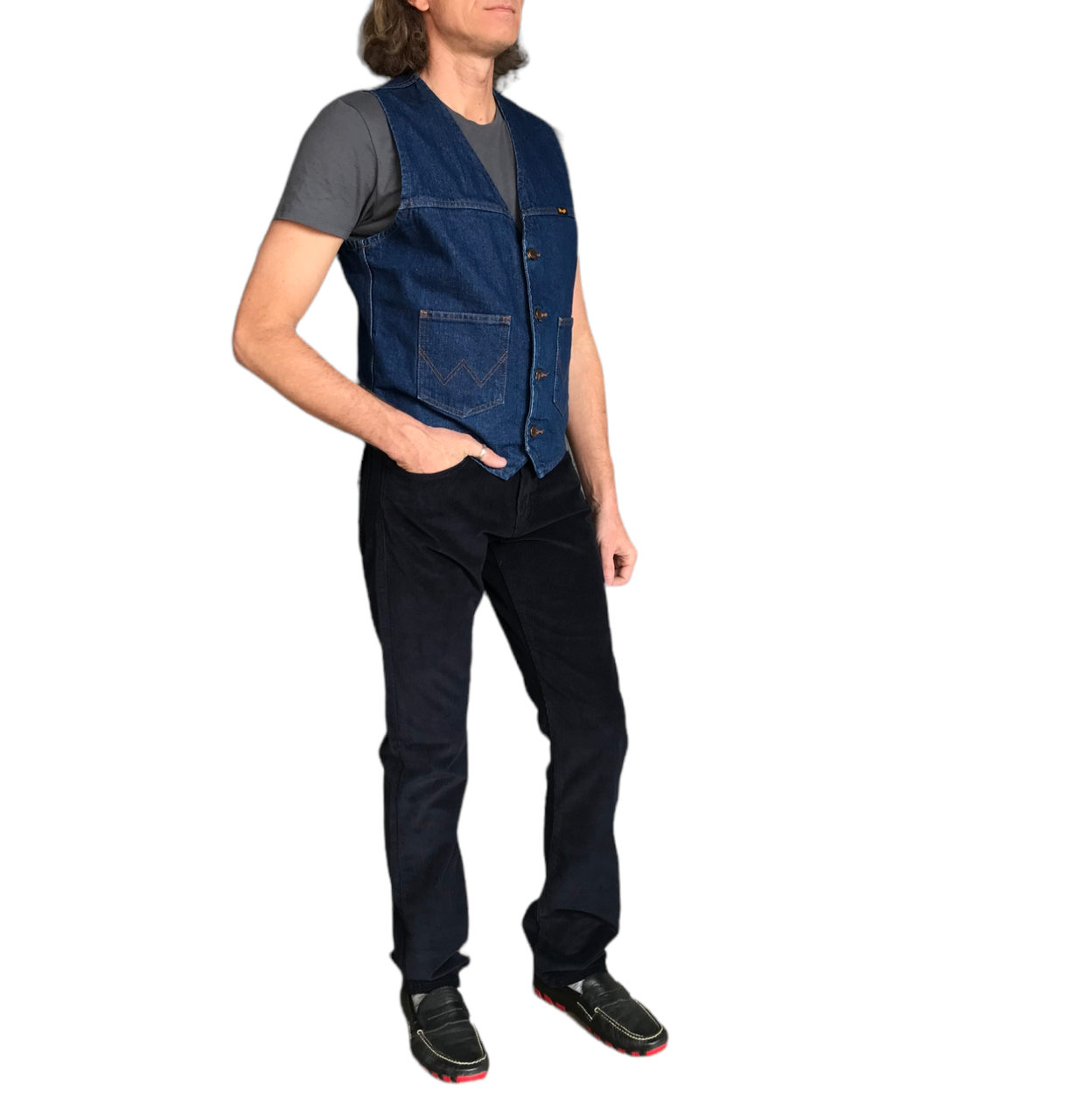 

Вельветовые джинсы Wrangler - Blue 38х34