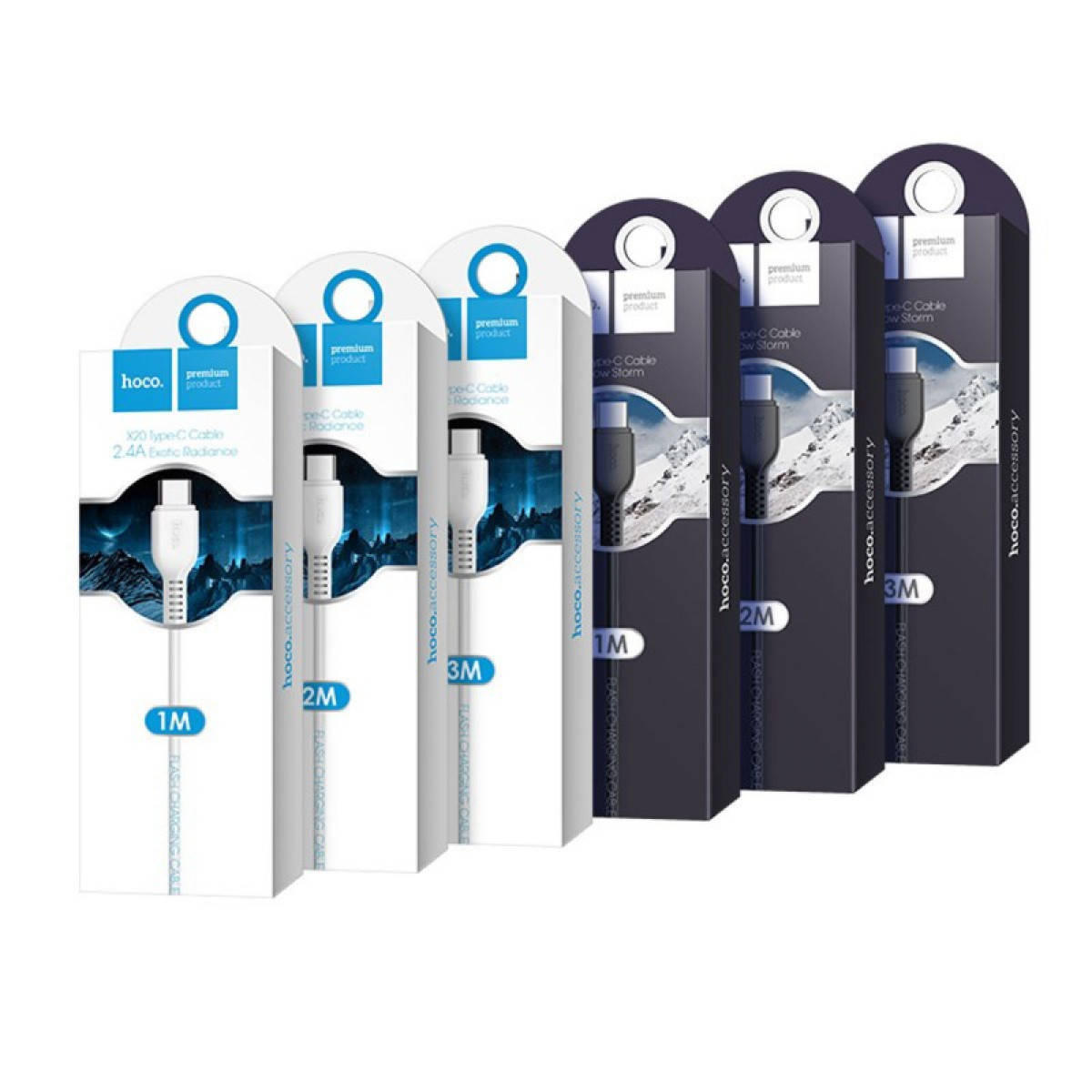 

Кабель USB Type-C Hoco X20 2.4 A 2m провод для зарядки телефона тайп си черный