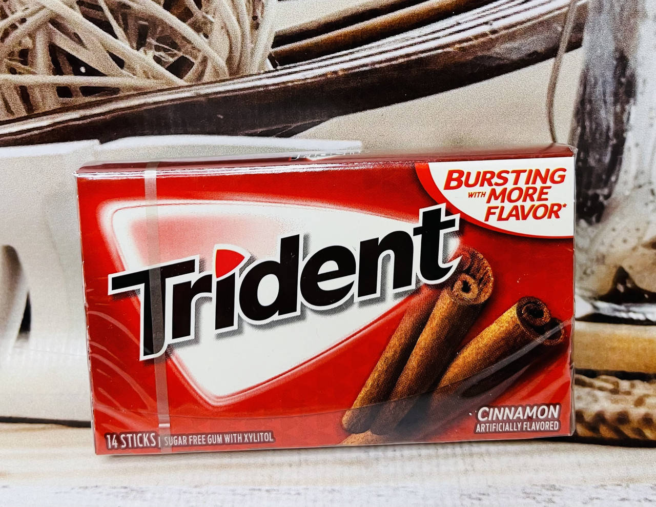 

Жуйка без цукру Trident Cinnamon Кориця