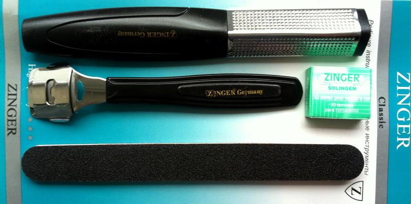 

Набор для педикюра Зингер 4 предмета