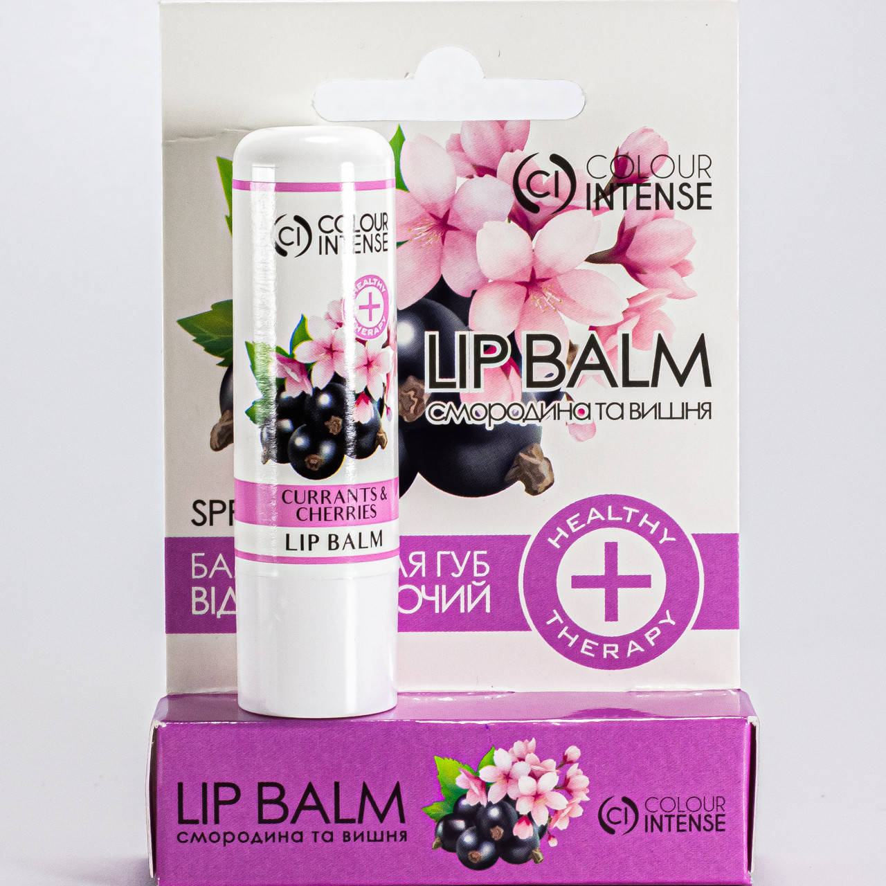

Бальзам для губ Colour Intense Balm Healthy Therapy SPF15 LB-HT № 06 Смородина и Вишня
