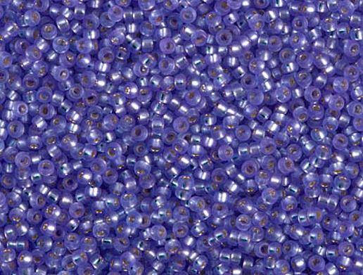 

Мiyuki 15/0 круглий 1654 Dyed Semi-Frosted Silver Lined (5 г.)