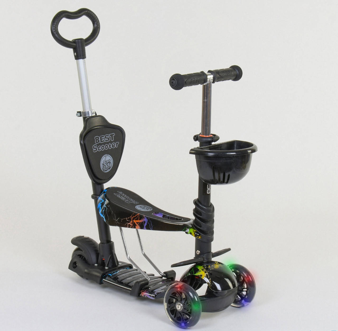 

Самокат 5в1 35110 Best Scooter черный 84218