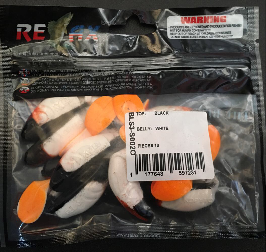 

Силикон Relax Kopyto 3" цвет S002O (10шт.)