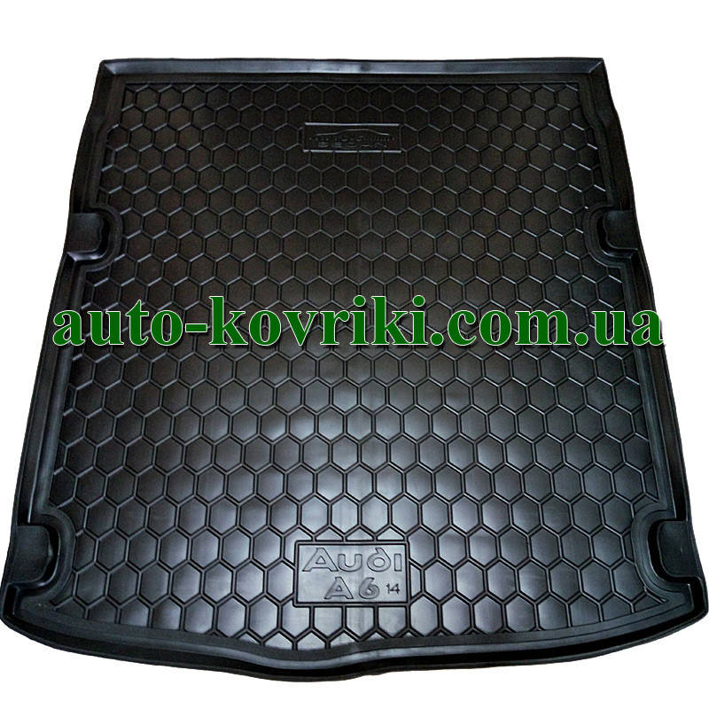 

Коврик багажника резиновый Audi А6 (C7) 2011-2018 (Sedan) (Avto-Gumm), Черный