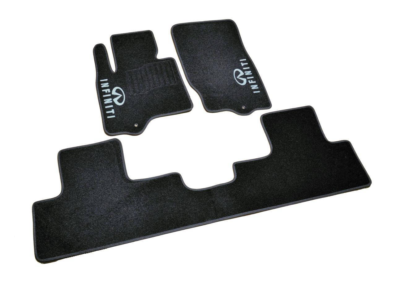 

Коврики в салон ворсовые для Infiniti FX35/45/QX70 (2008-) /Чёрные, кт 3шт BLCCR1245, Черный