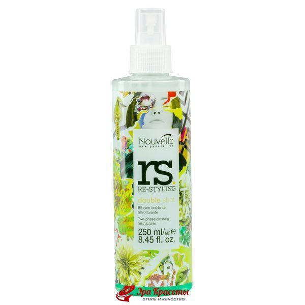 

Двухфазное средство для блеска и восстановления волос Nouvelle Double shot, 250 мл
