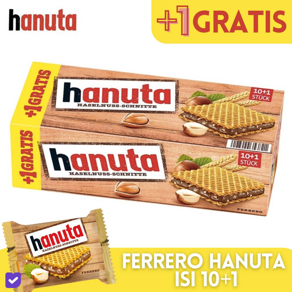 

Вафли Ferrero Hanuta, 10+1,242g