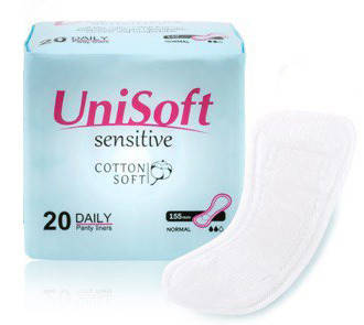 

Ежедневные гигиенические прокладки UniSoft Sensitive 20 шт