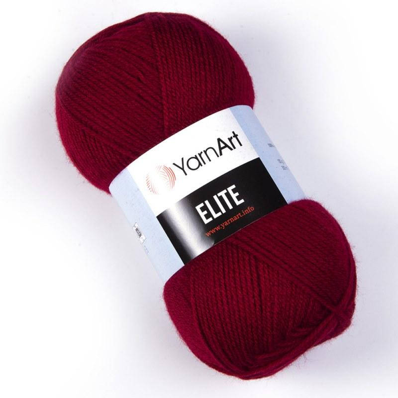

YarnArt Elite - 43 бордовый