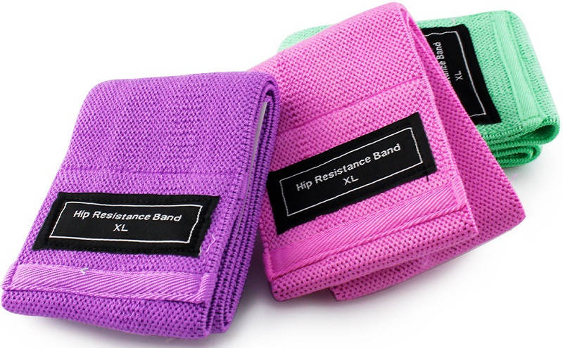 

Набор резинок тканевых для фитнеса LT-003 HIP RESISTANCE BAND 7774, разноцветный