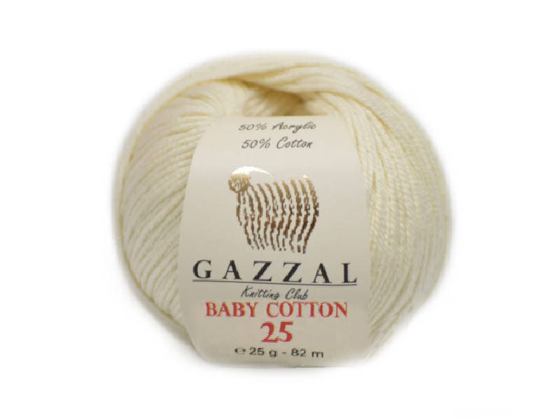 

Gazzal Baby Cotton-25, Слоновая кость №3437, Бежевый