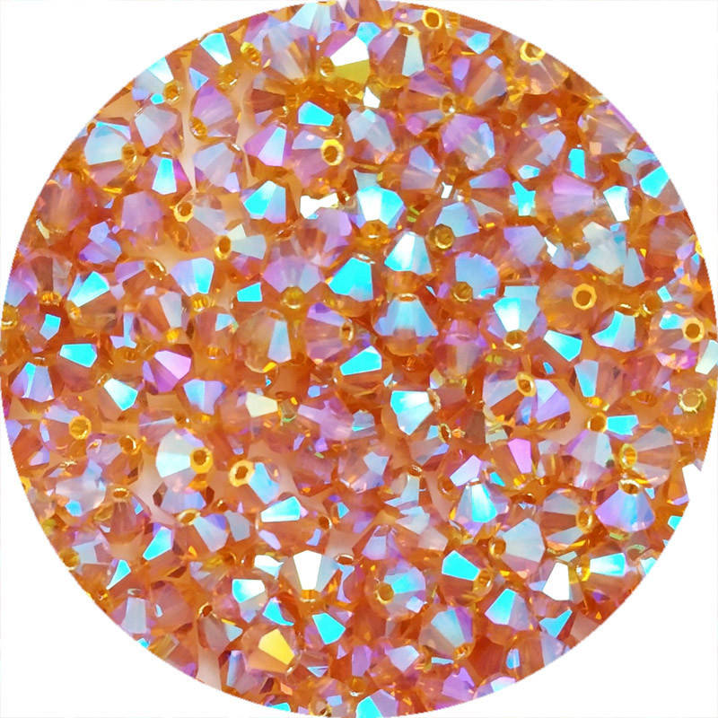 

Хрустальные биконусы Preciosa (Чехия) 4 мм Topaz ABx2, Разные цвета