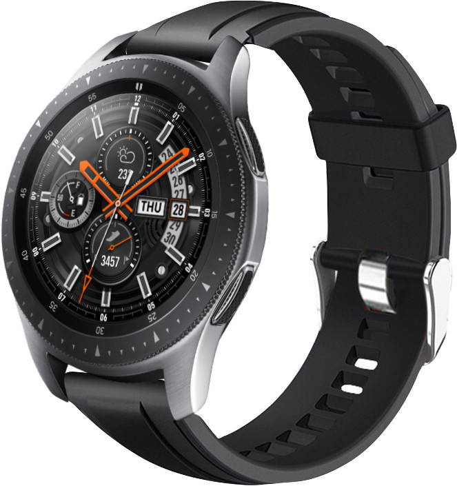 

Ремешок Coholl для часов Galaxy Watch 46mm (22мм) Black (Самсунг Галакси Вотч 46 мм)