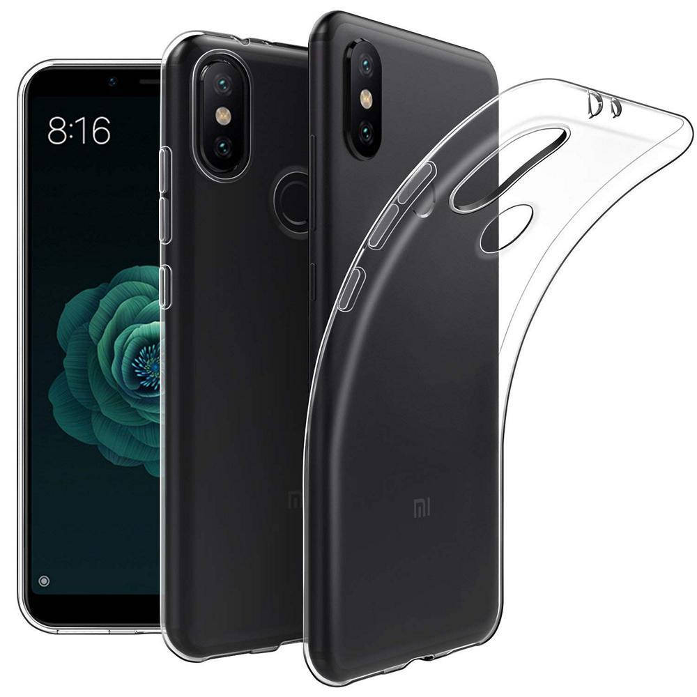 

Прозрачный Чехол Xiaomi Mi A2 (ультратонкий силиконовый) (Сяоми Ксиаоми Ми А2)