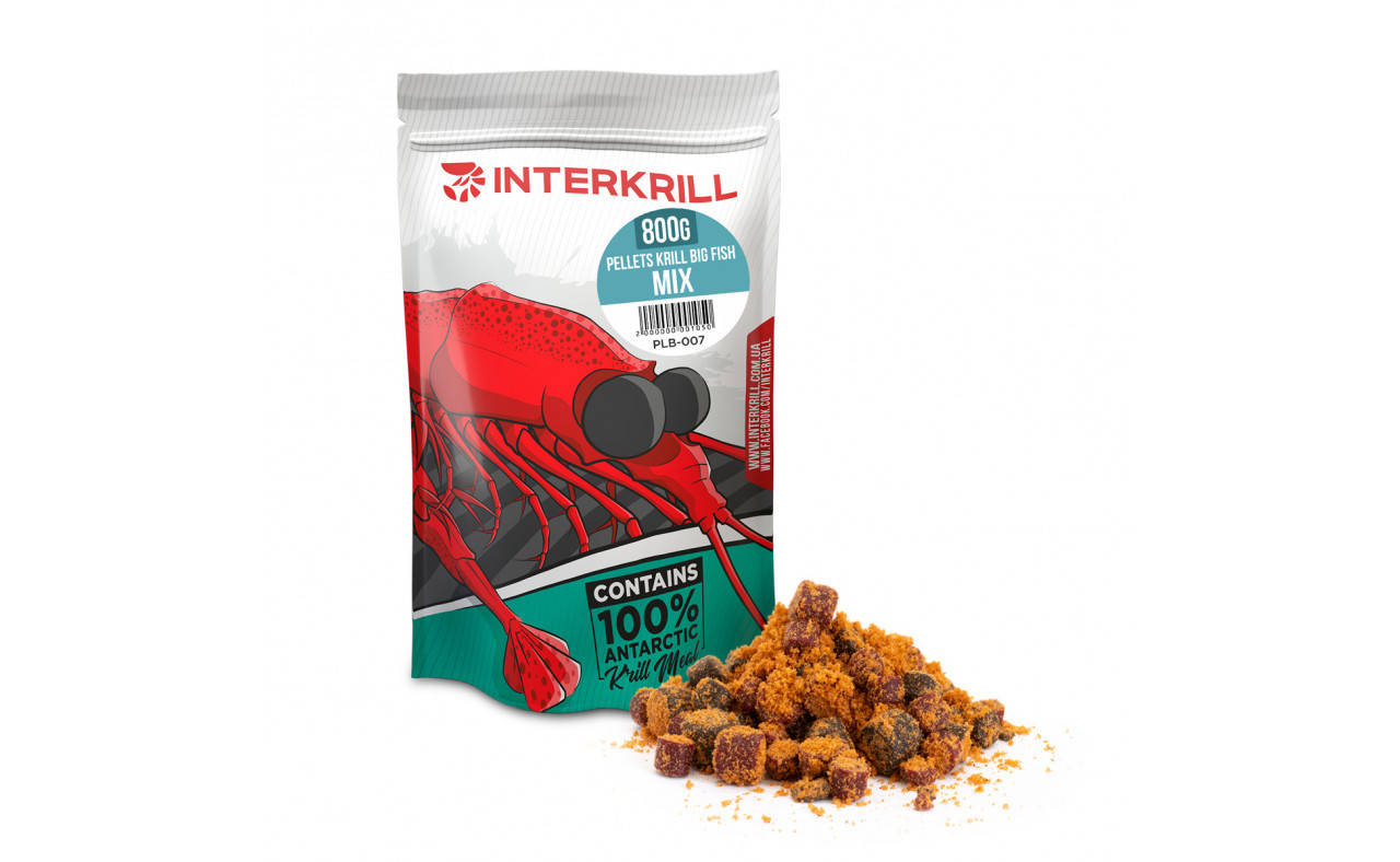 

Пеллетс "Pellets Krill Big Fish MIX", 800 г