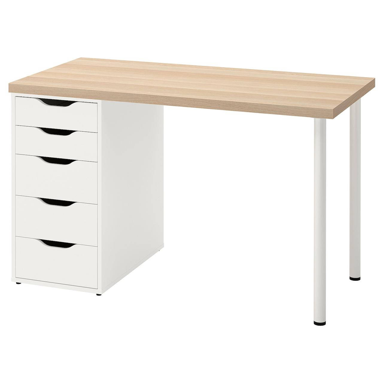 

IKEA LAGKAPTEN / ALEX Письменный стол, под беленый дуб / белый (094.169.62)