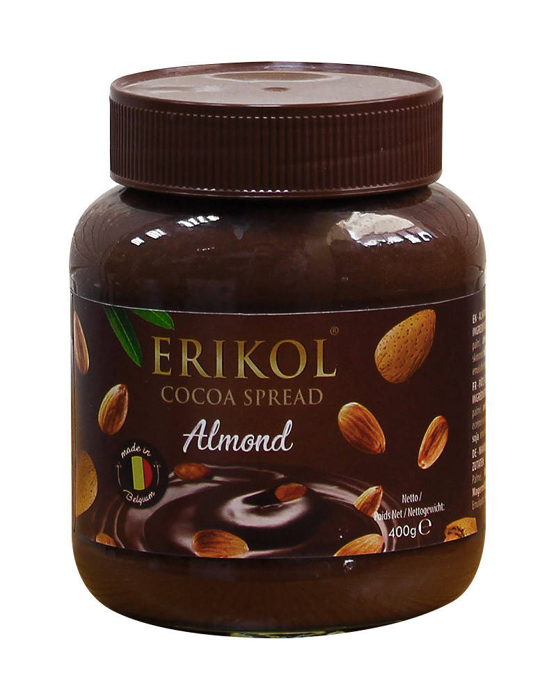 

Шоколадная паста с миндалем Erikol Almond, 400 г