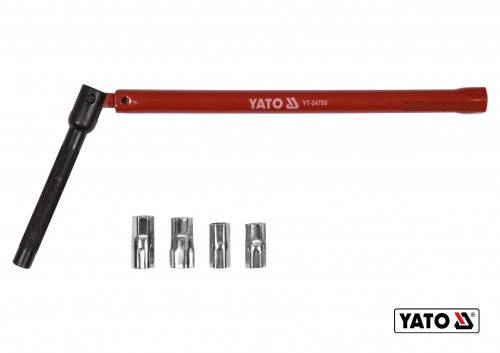 

Ключ для установки фитингов шарнирный HEX 13 мм 8-12 мм со стали Yato YT-24780