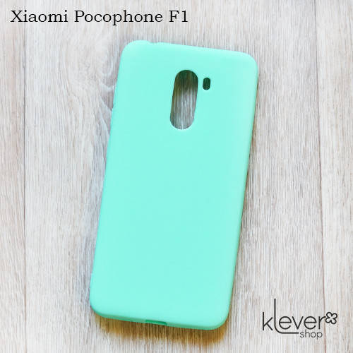 

Силиконовый чехол накладка Candy для Xiaomi Pocophone F1 (мятный)
