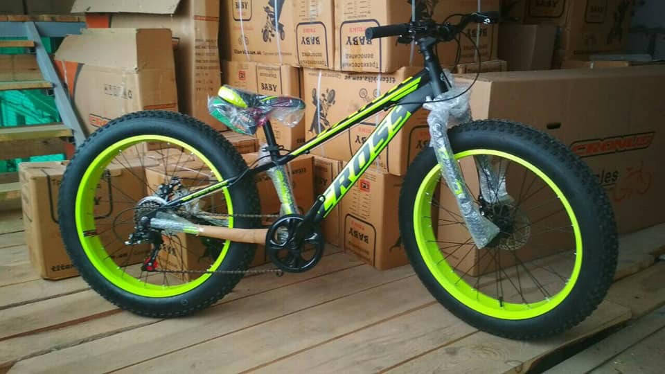 

Велосипед внедорожник фэтбайк Crosser Tank 24 (fatbike) 2018 All