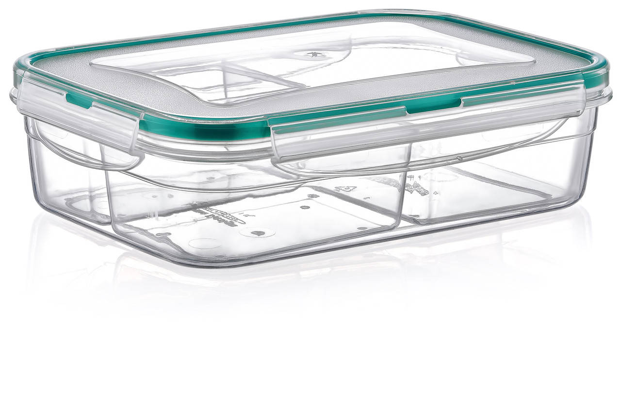 

Контейнер пищевой 3-секционный "Fresh box" Irak Plastik, 1л., 21x14,5x6см, Турция, LC-510, Разные цвета